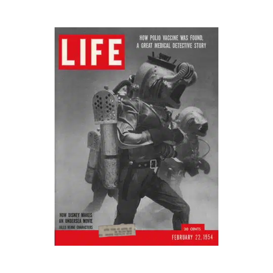 VTG Life Magazine February 22, 1954 Disney Movie 20,000 Leagues Under the Sea