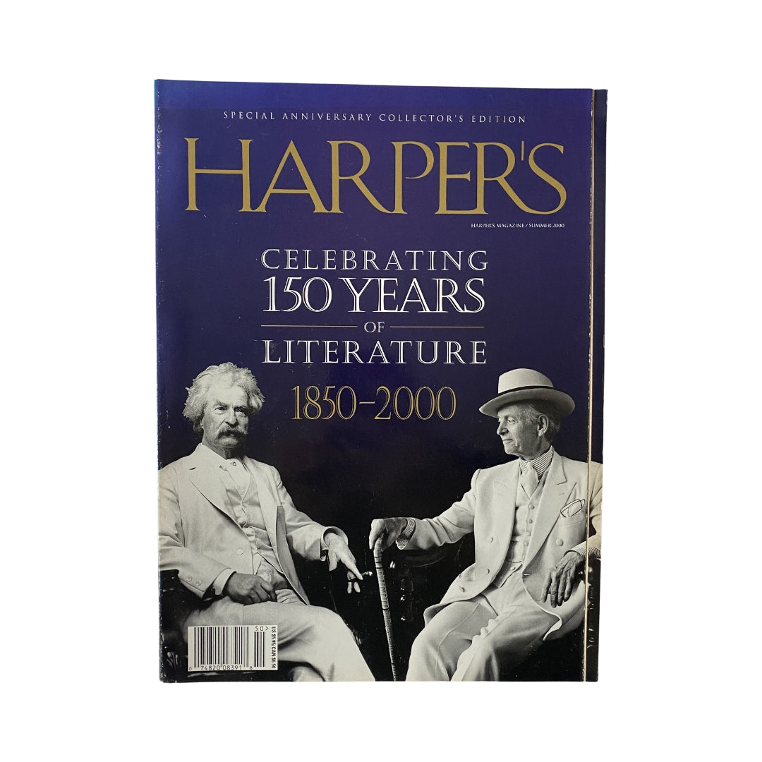 Harper's Magazine Summer 2000 Celebrating 150 Years of Literature No Label VG