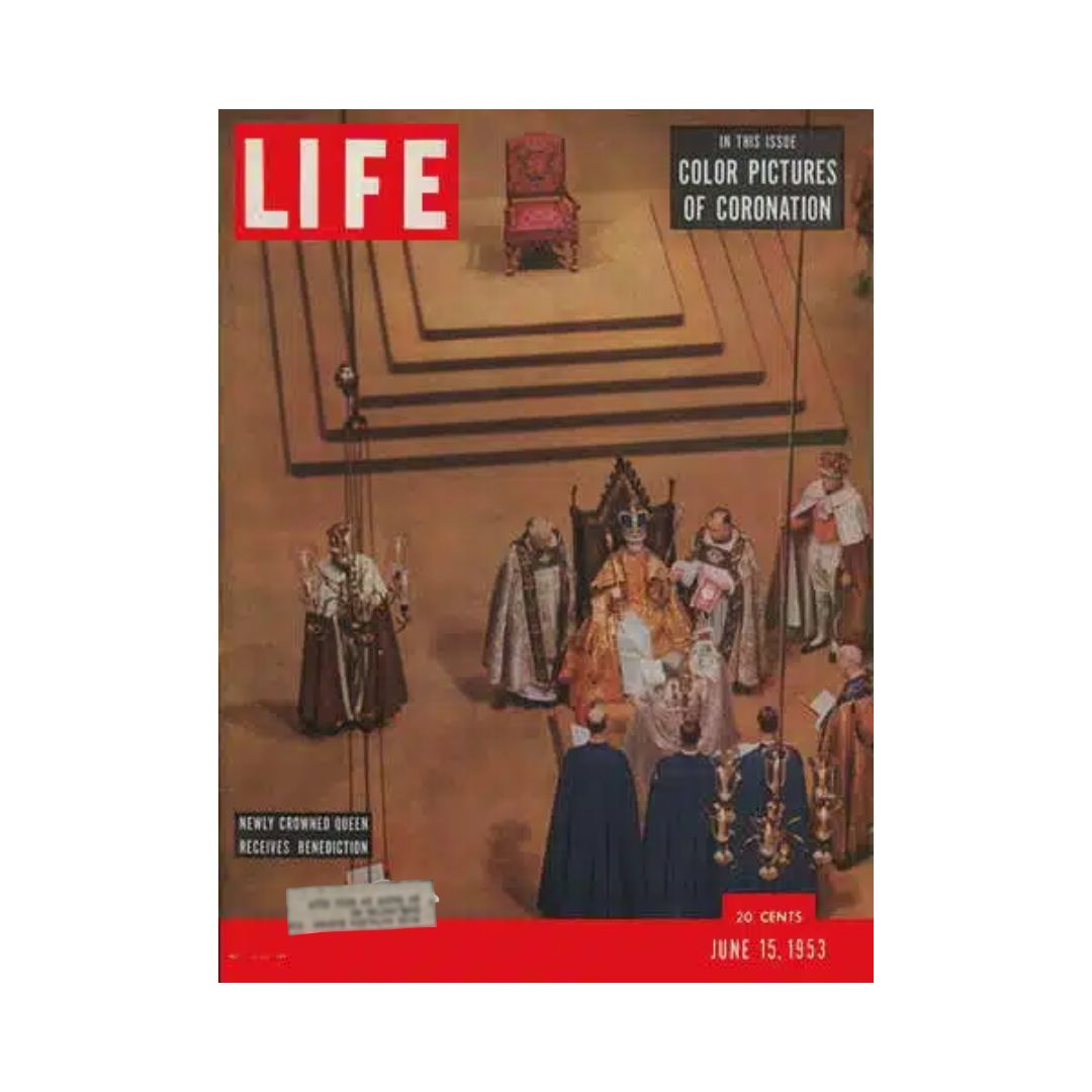 VTG Life Magazine June 15, 1953 Queen Elizabeth II Coronation