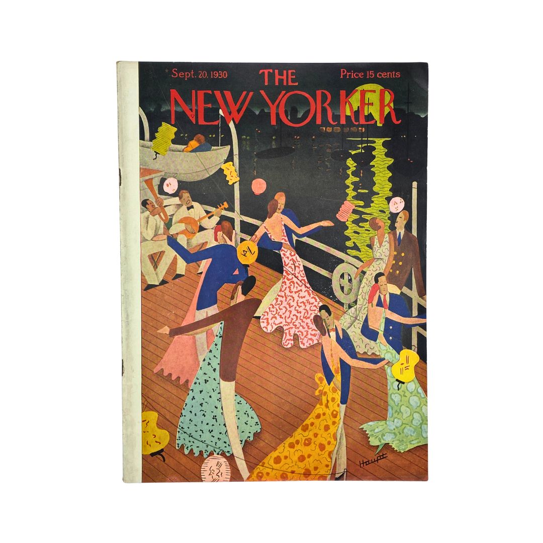 The New Yorker Complete Magazine September 20, 1930 Theodore Haupt Cover VG