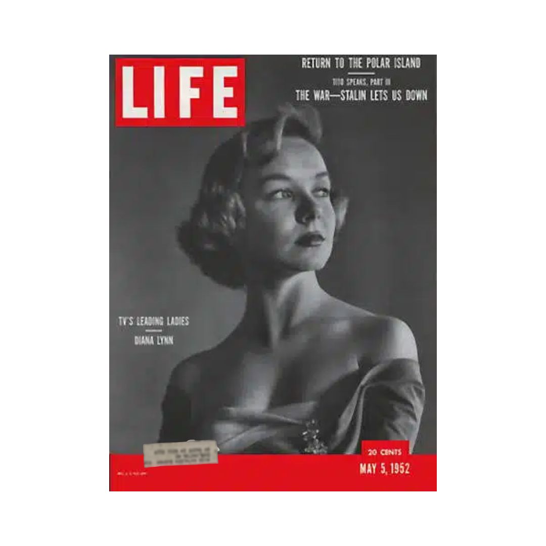 VTG Life Magazine May 5, 1952 Diana Lynn, American Actress