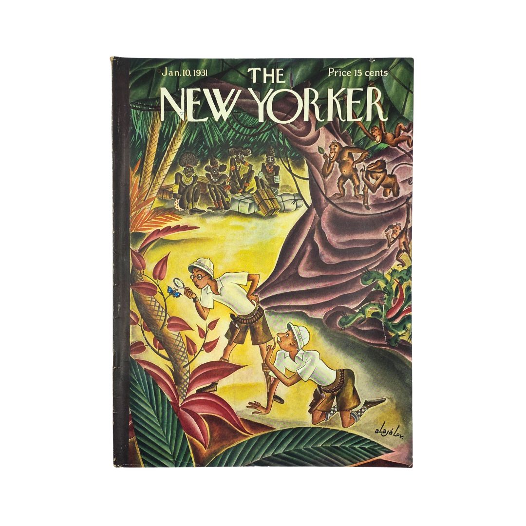 The New Yorker Complete Magazine January 10, 1931 Constantin Alajalov Cover VG