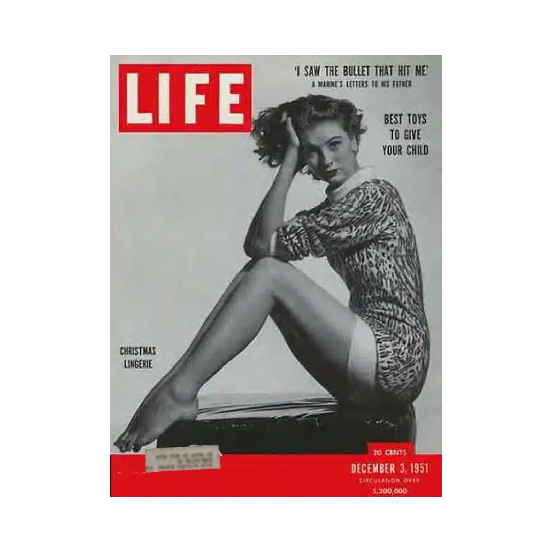 VTG Life Magazine December 3, 1951 Christmas Lingerie | Nurse Maude Callen