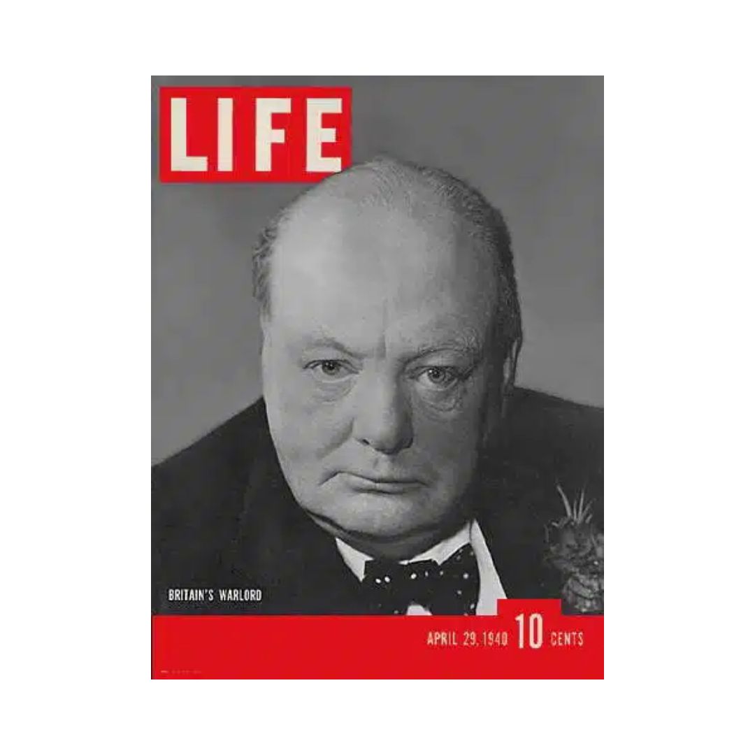 VTG Life Magazine April 29, 1940 Britain’s Warlord Winston Churchill