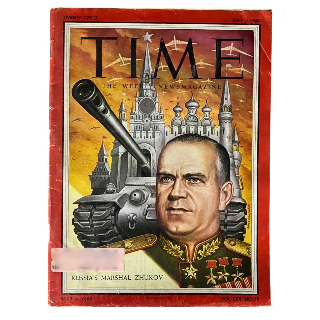 VTG Time Magazine May 9, 1955 Vol 65 No. 19 Georgy Zhukov