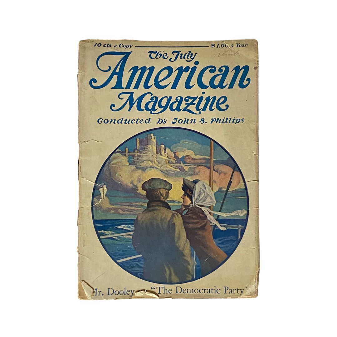 VTG The American Magazine 1908 The Democratic Party GD Interior No Label