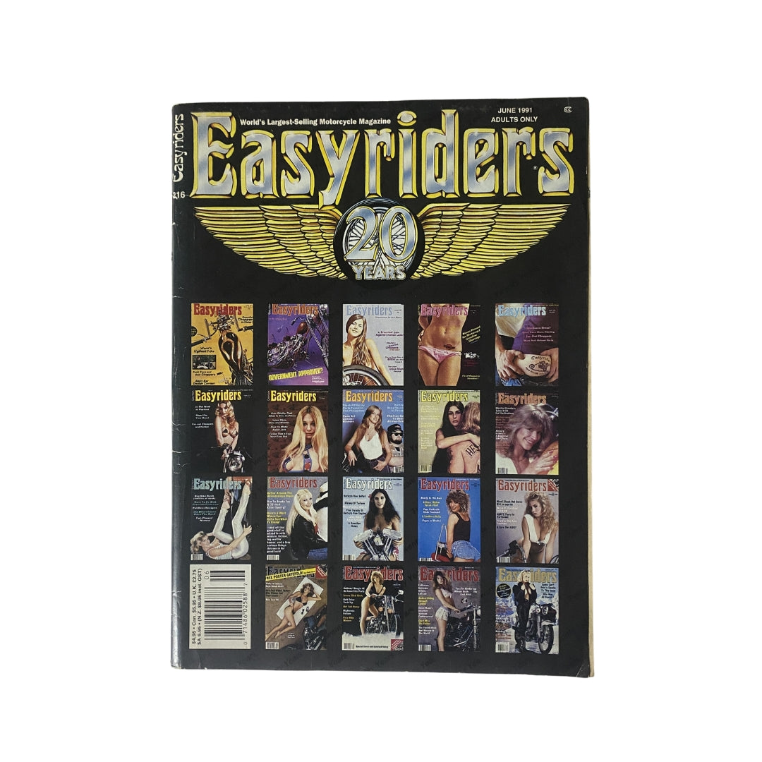 Easyriders Magazine June 1991 The Best Bikes, Women, And Wind From Year No Label