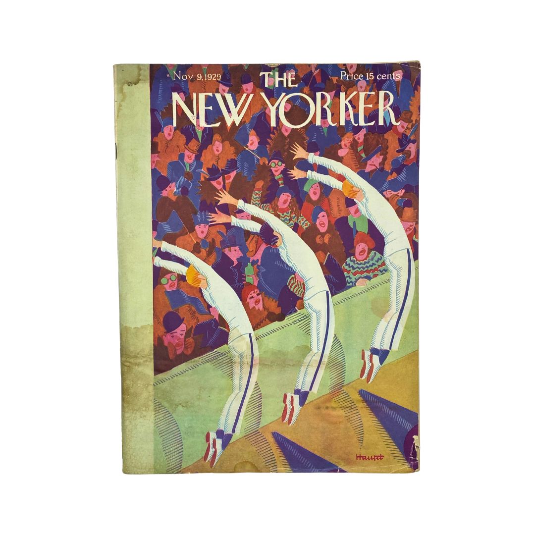 The New Yorker Complete Magazine November 9, 1929 Theodore Haupt Cover