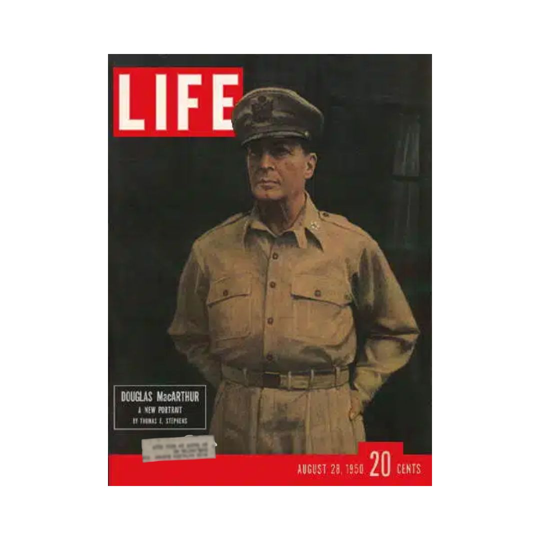 VTG Life Magazine August 28, 1950 General Douglas MacArthur