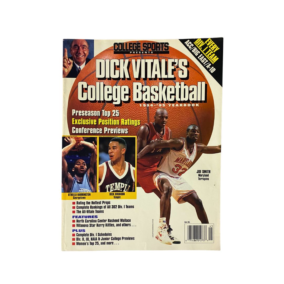 Dick Vitale's College Basketball 1994-1995 Preview Joe Smith No Label VG