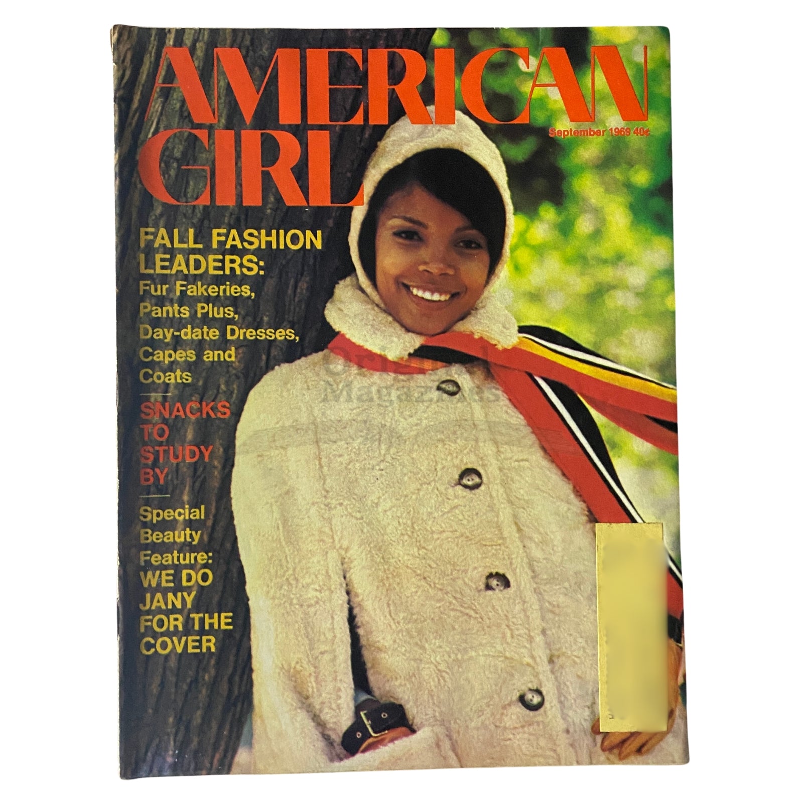 American Girl Magazine September 1969 Fall Fashion Leaders Fur Fakeries VG