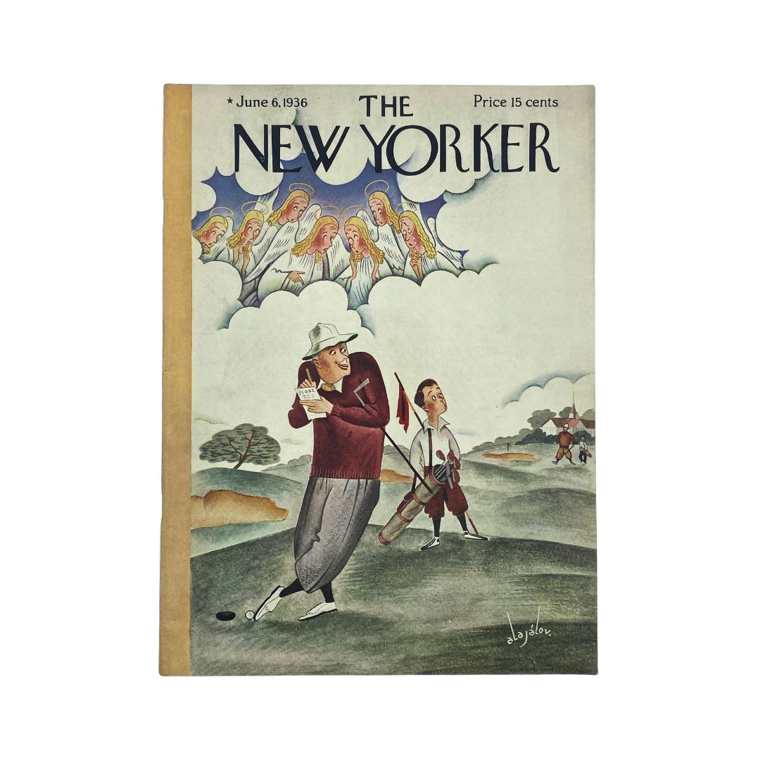 The New Yorker Complete Magazine June 6, 1936 Constantin Alajalov Cover VG