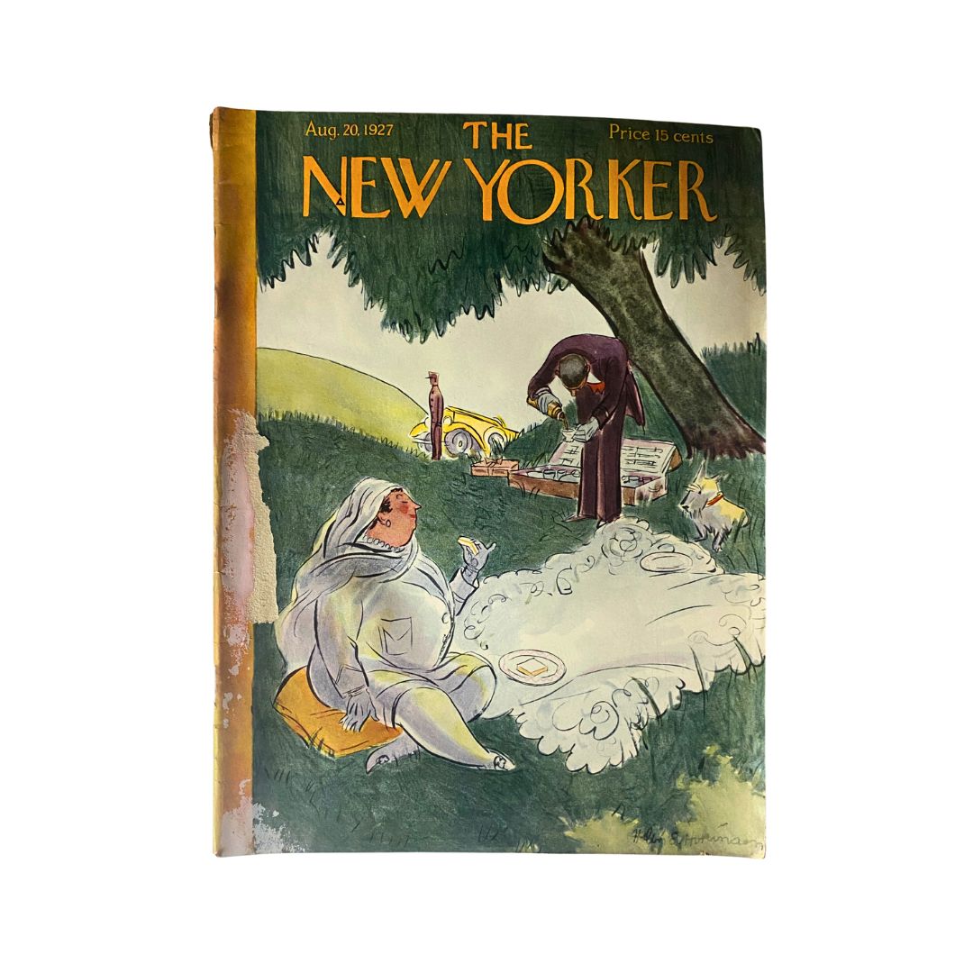 The New Yorker Complete Magazine August 20, 1927 Helen E. Hokinson Cover