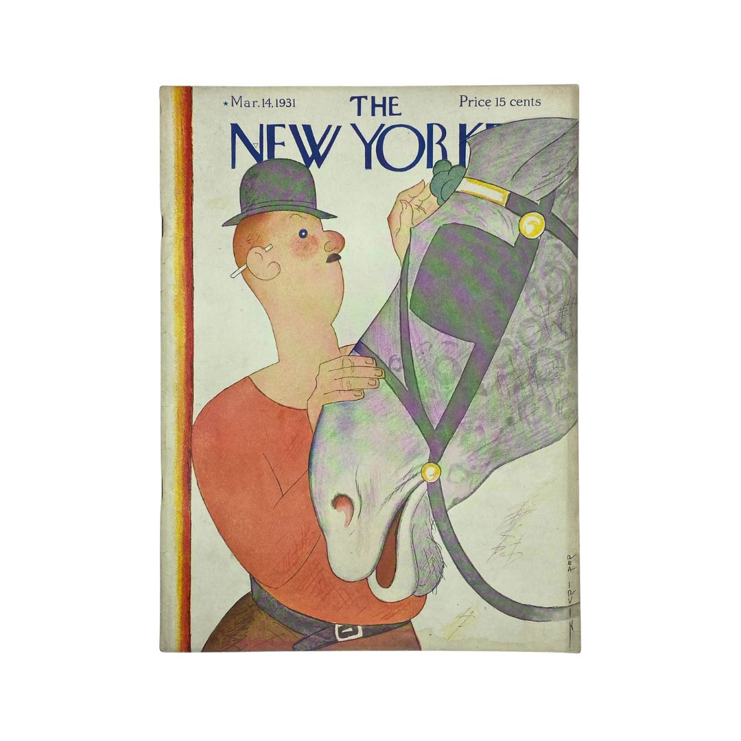 The New Yorker Complete Magazine March 14, 1931 Rea Irvin Cover