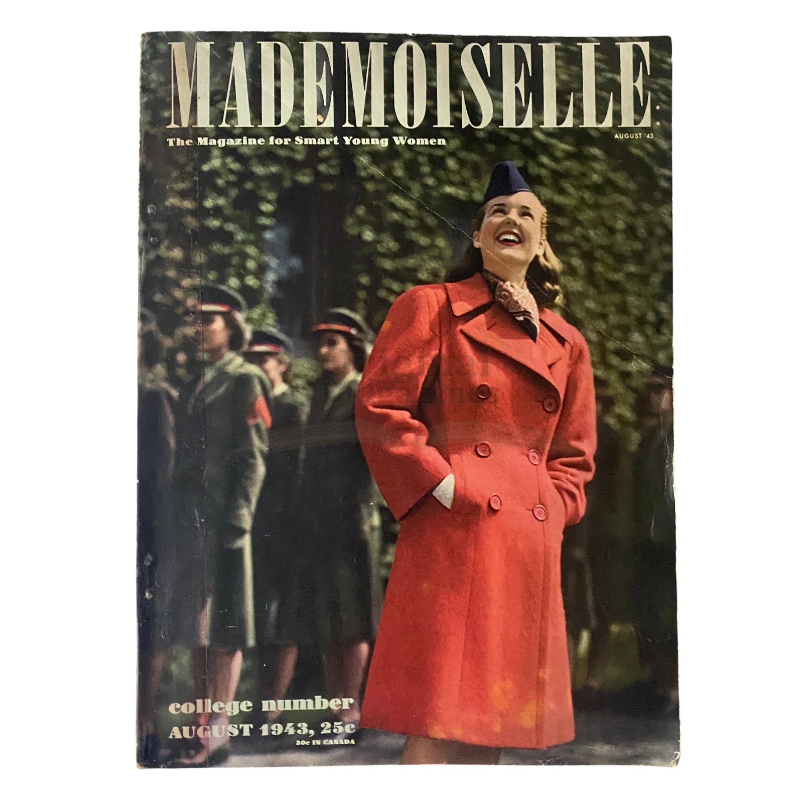 Mademoiselle Magazine August 1943 The College Number No Label