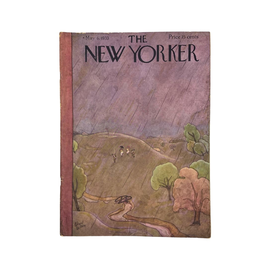 The New Yorker Complete Magazine May 6, 1933 Richard Decker Cover