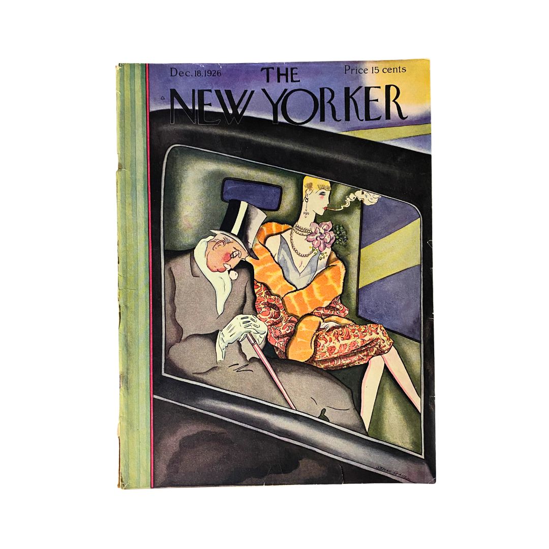 The New Yorker Complete Magazine December 18, 1926 Ottar Gaul Cover