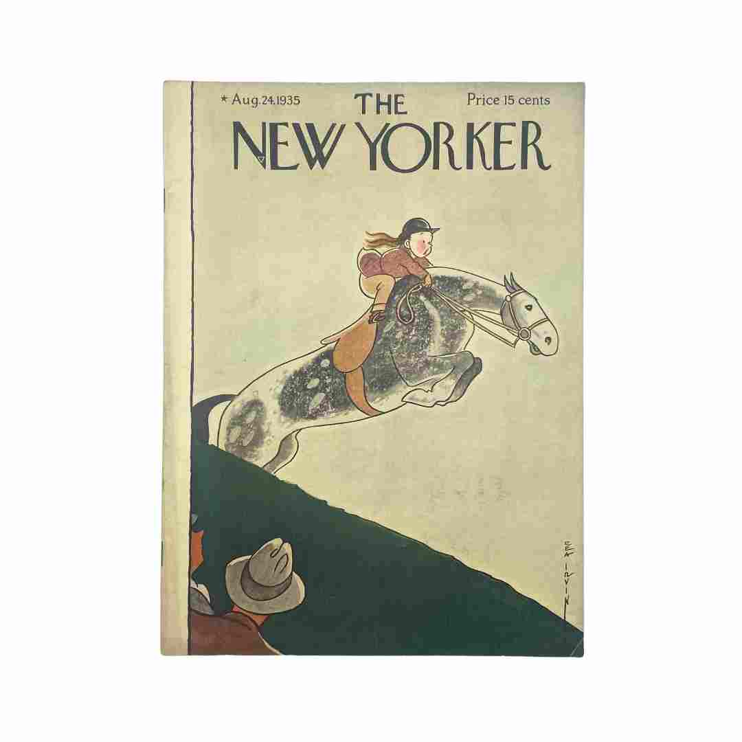 The New Yorker Complete Magazine August 24, 1935 Rea Irvin Cover