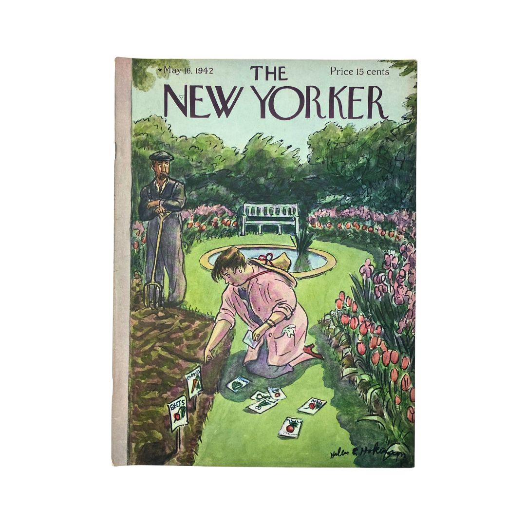 The New Yorker Complete Magazine May 16, 1942 Helen E. Hokinson Cover VG