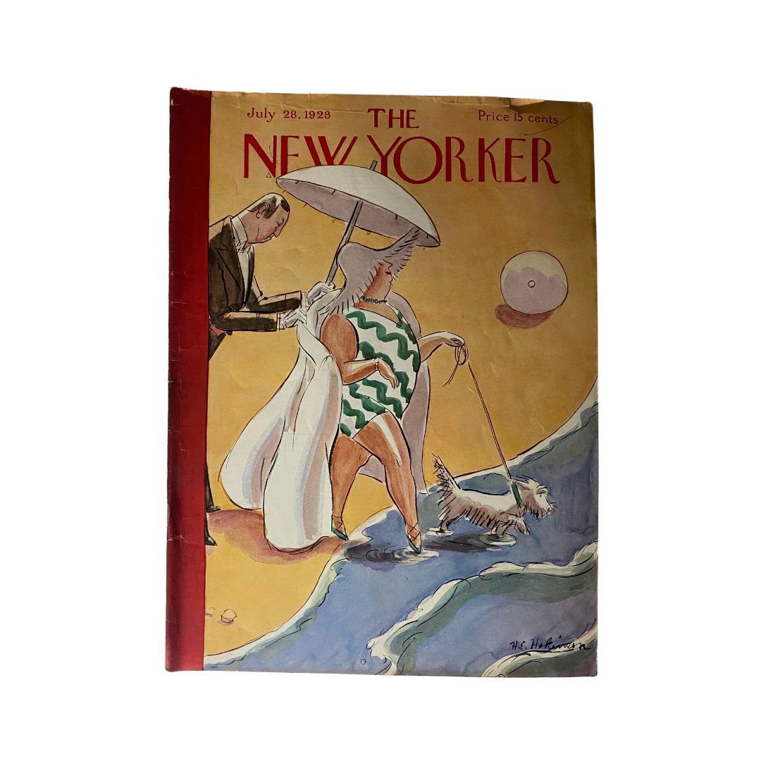 The New Yorker Complete Magazine July 28, 1928 Helen E. Hokinson Cover