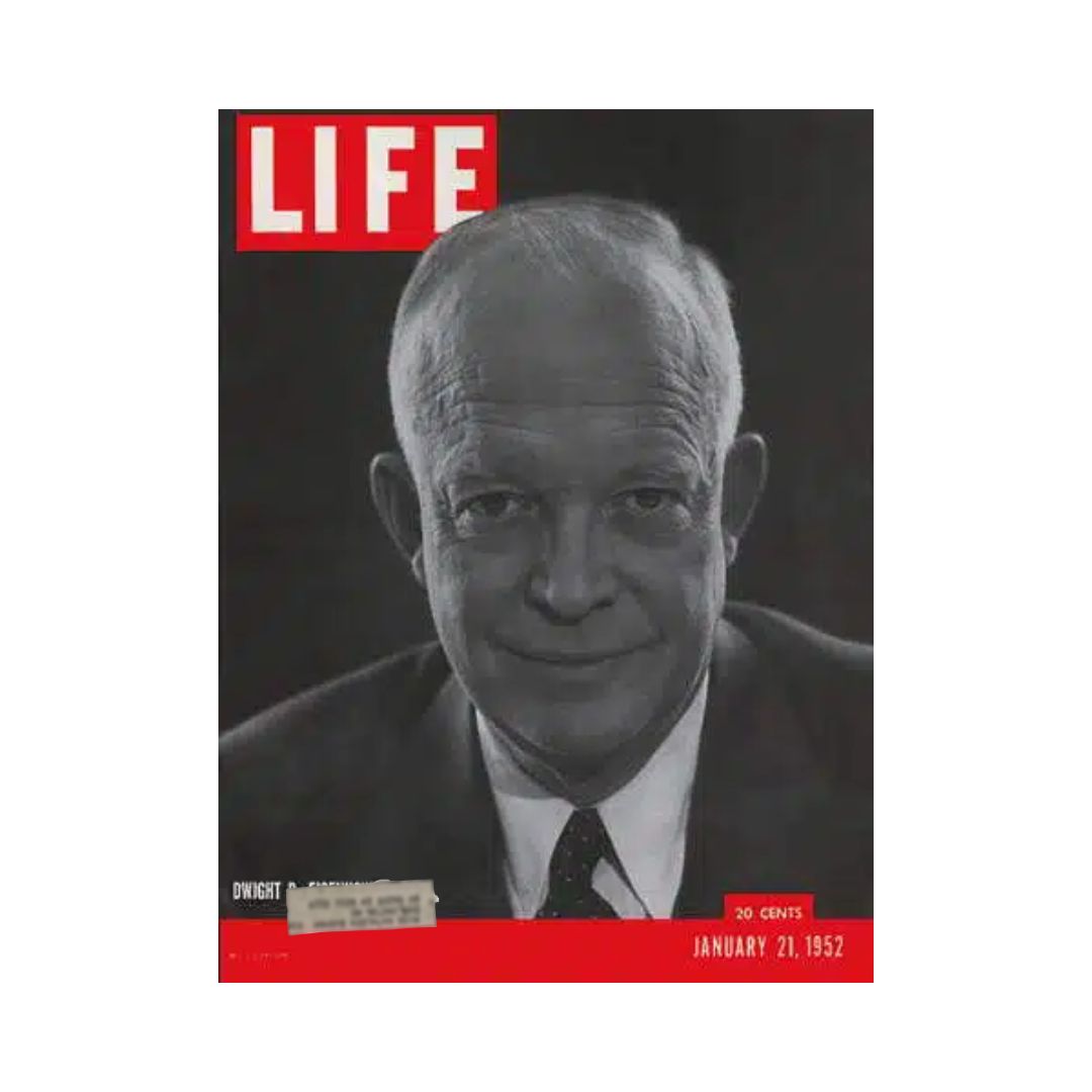 VTG Life Magazine January 21, 1952 Dwight D. Eisenhower