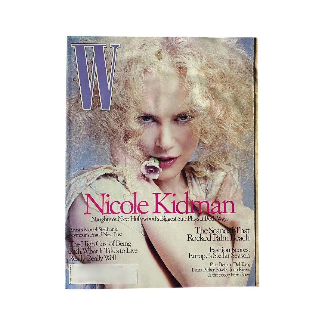 W Magazine December 2003 Actress Nicole Kidman Cover