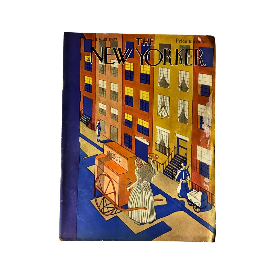 The New Yorker Complete Magazine July 30, 1927 Ilonka Karasz Cover