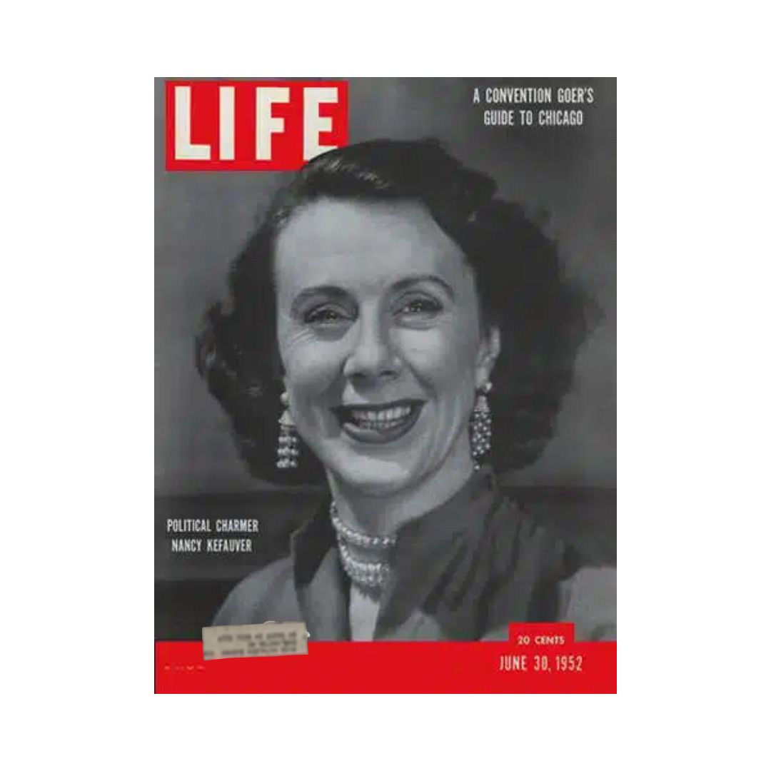 VTG Life Magazine June 30, 1952 Nancy Kefauver