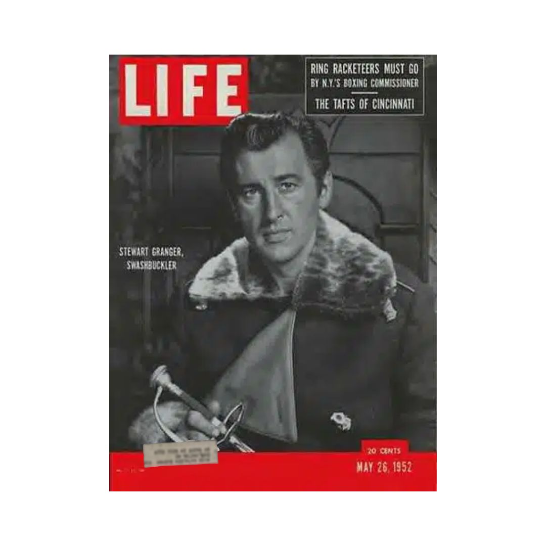 VTG Life Magazine May 26, 1952 Stewart Granger, British Film Actor