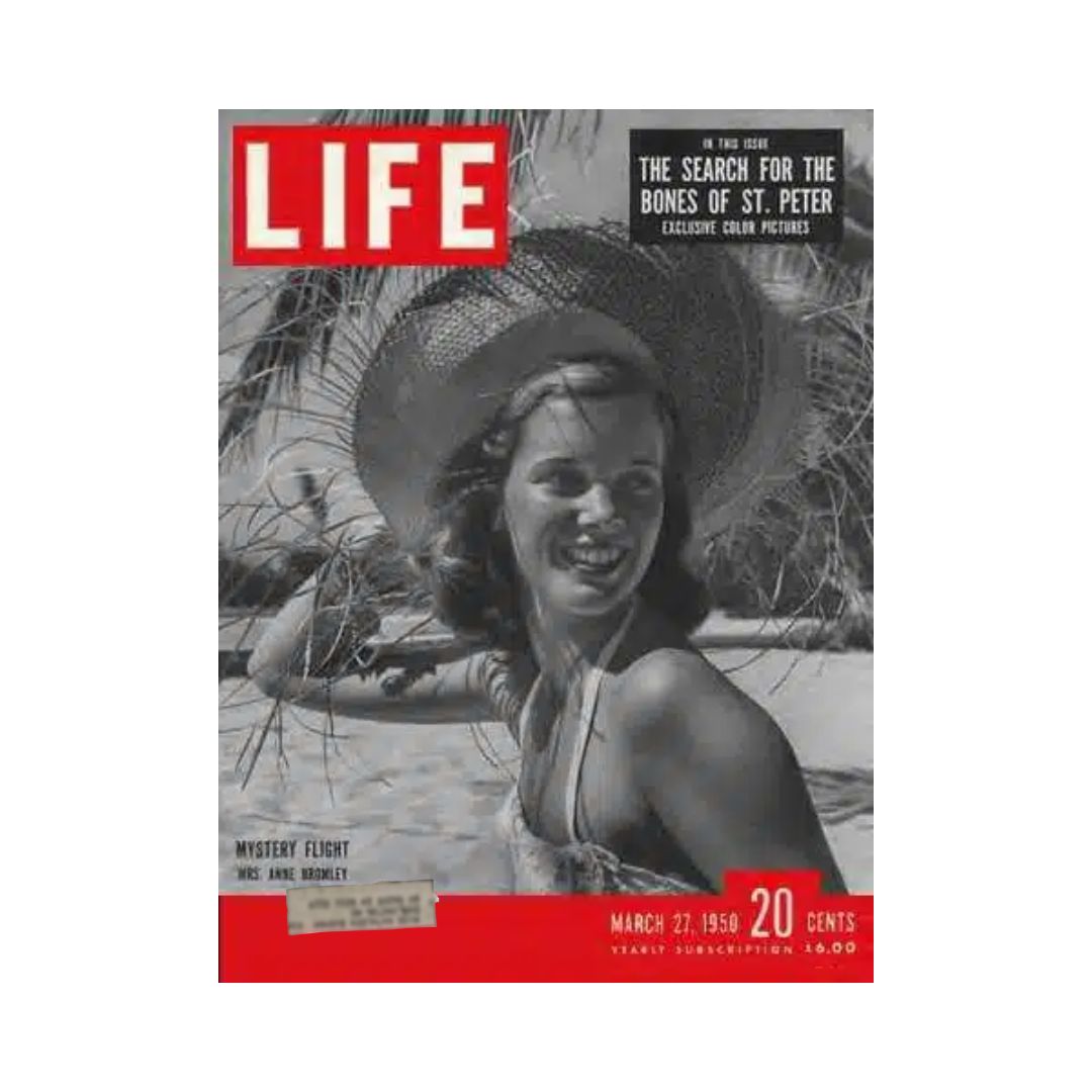 VTG Life Magazine March 27, 1950 Model Anne Bromley