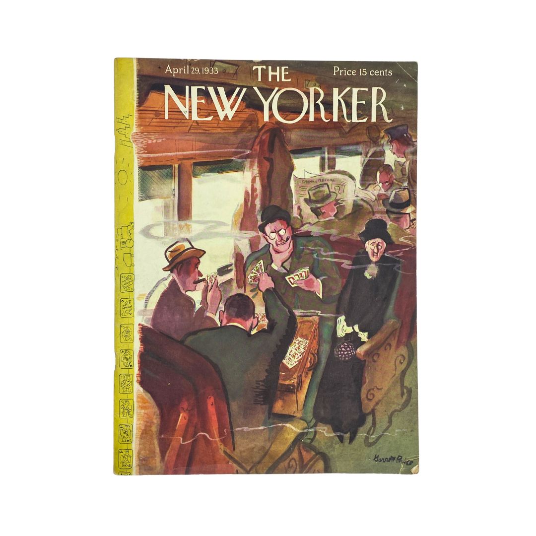 The New Yorker Complete Magazine April 29, 1933 Garrett Price Cover