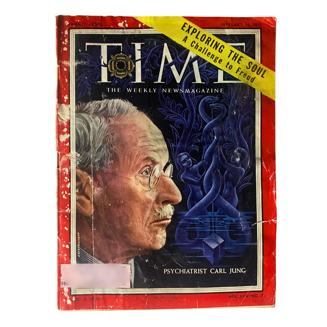 VTG Time Magazine February 14, 1955 Vol 65 No. 7 Psychiatrist Carl Jung