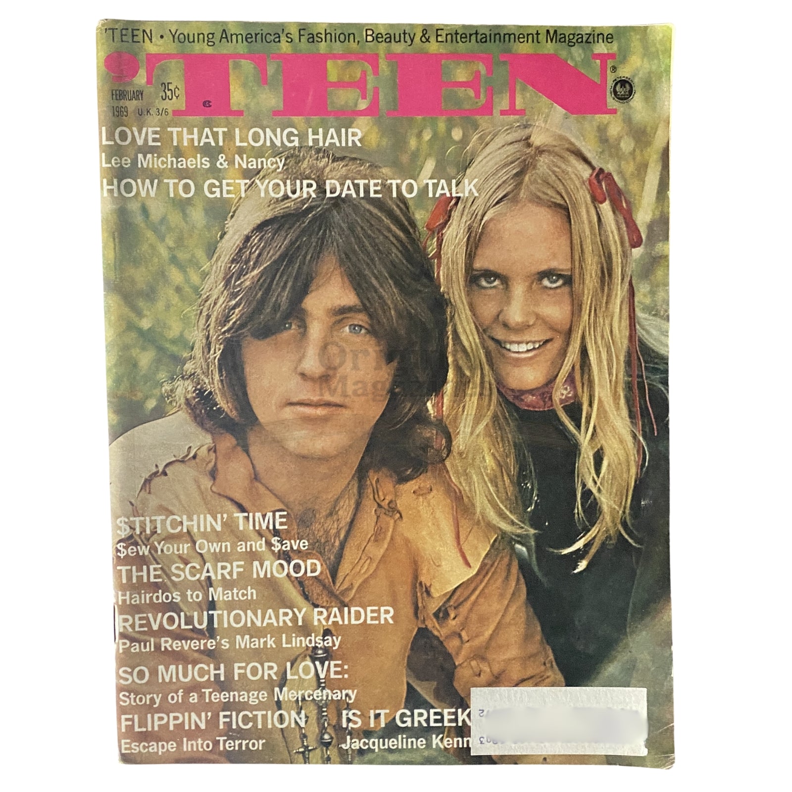 'Teen Magazine February 1969 Jim Webb and Patsy Sullivan