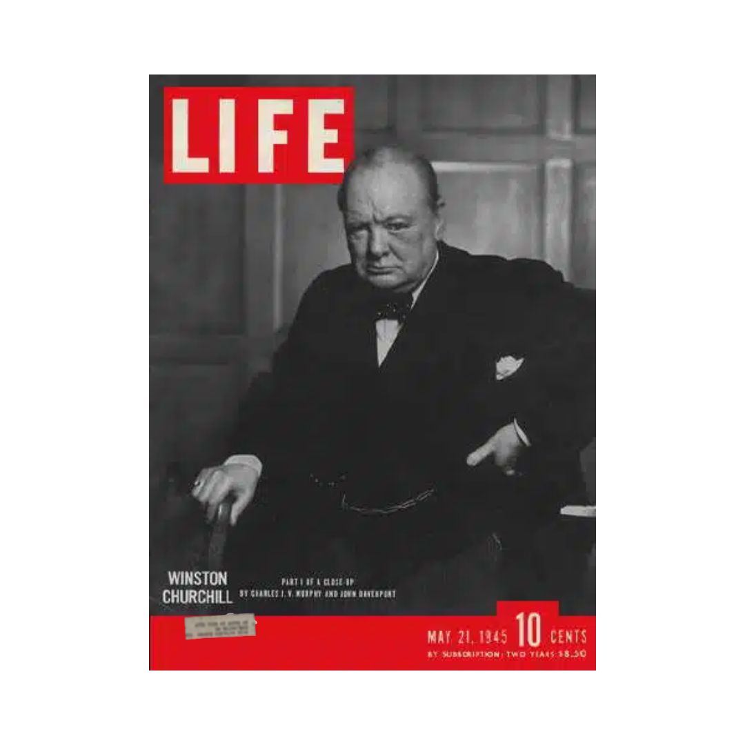 VTG Life Magazine May 21, 1945 Winston Churchill