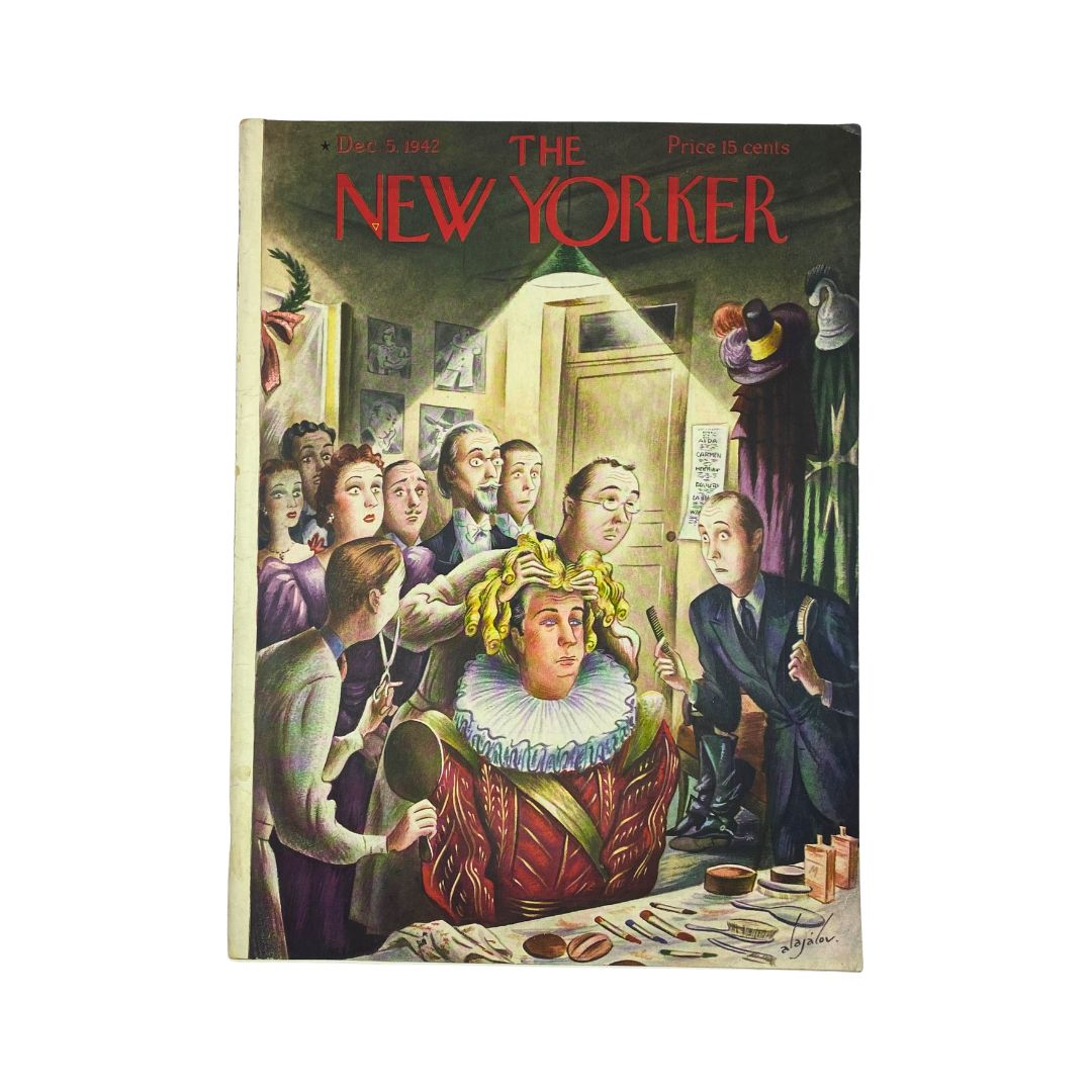 The New Yorker Complete Magazine December 5, 1942 Constantin Alajalov Cover VG