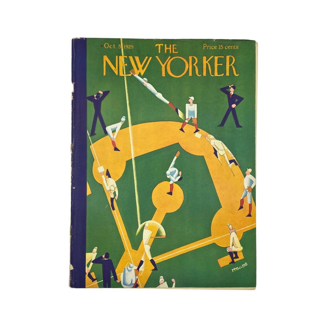 The New Yorker Complete Magazine October 5, 1929 Theodore Haupt Cover