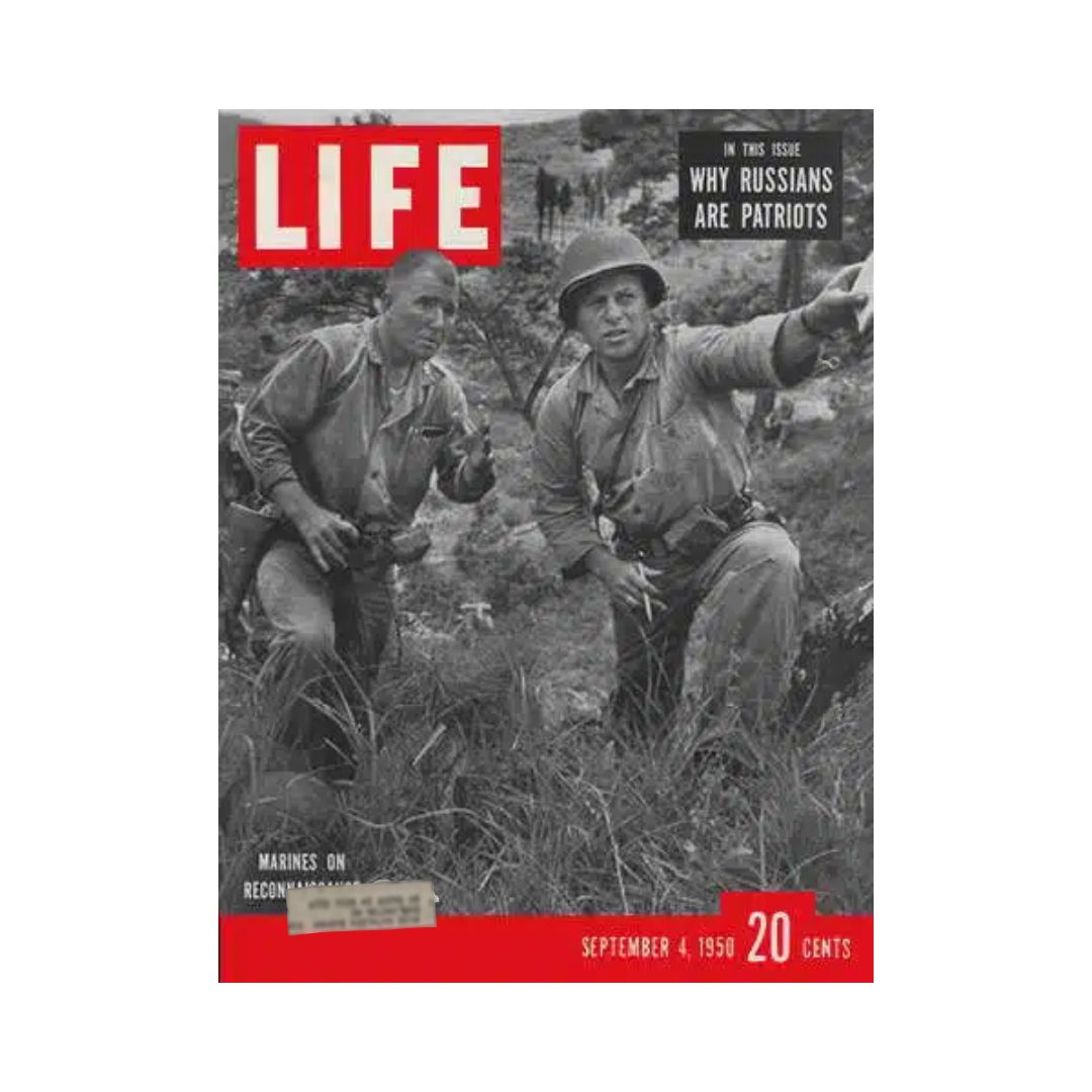 VTG Life Magazine September 4, 1950 Marines on Reconnaissance