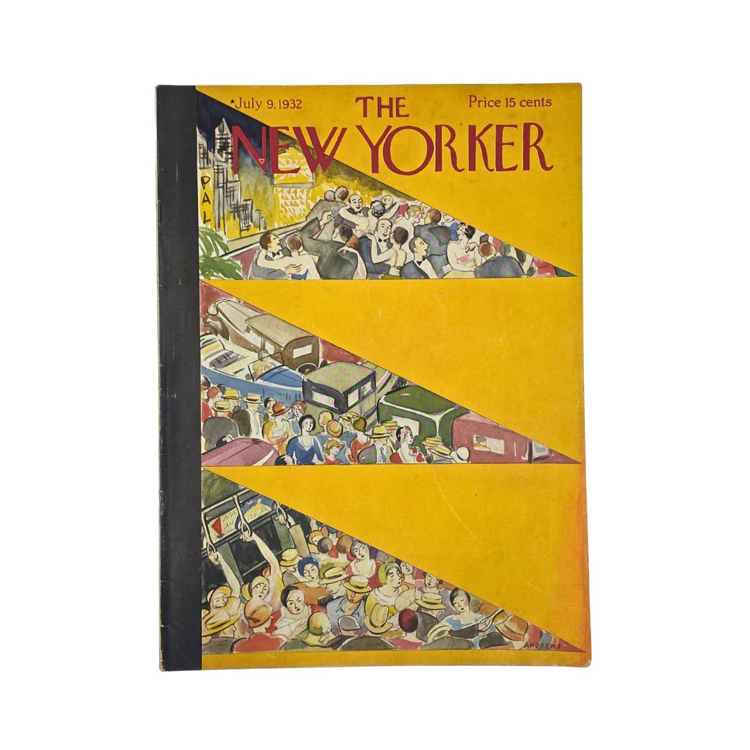 The New Yorker Complete Magazine July 9, 1932 Virginia Andrews Cover