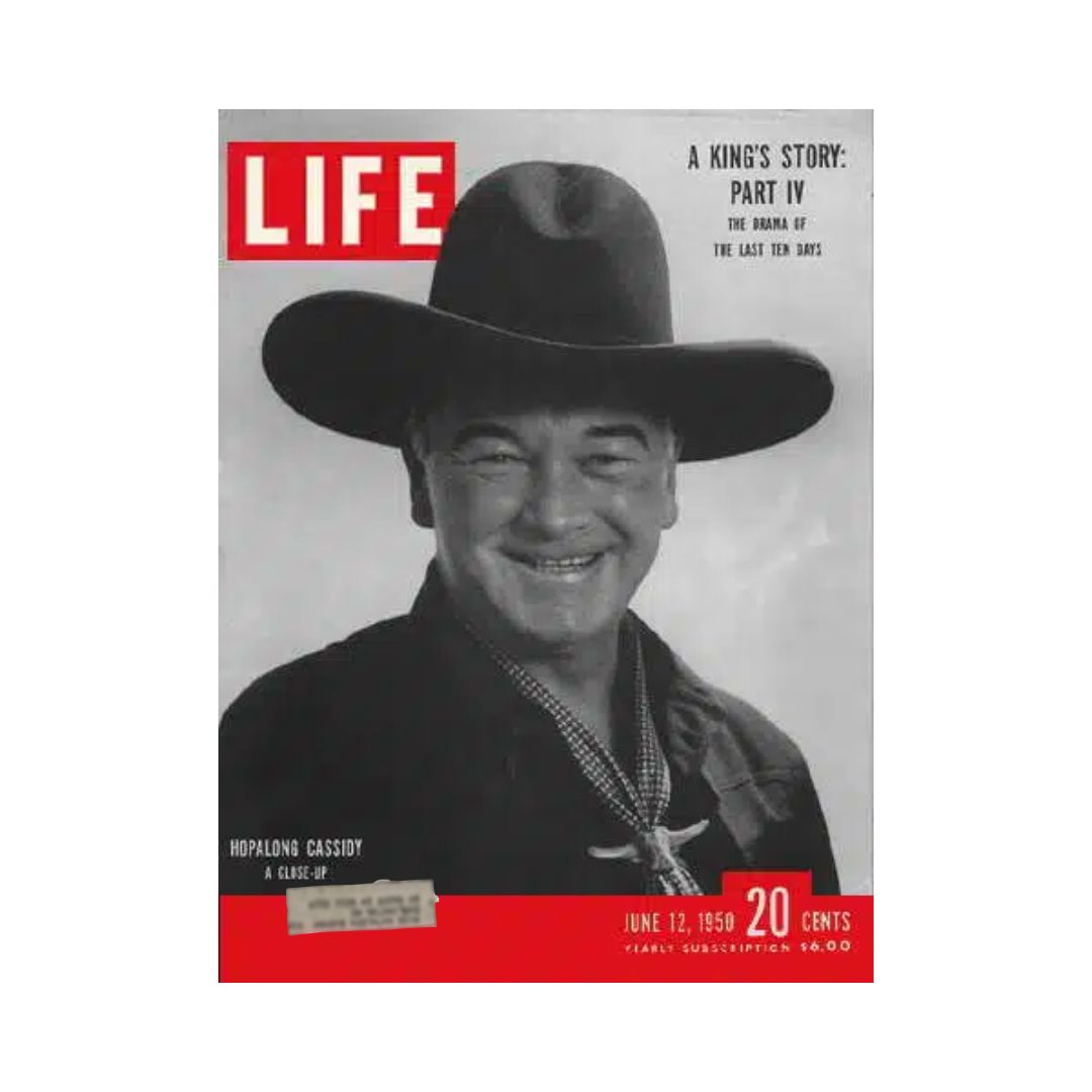 VTG Life Magazine June 12, 1950 Hopalong Cassidy