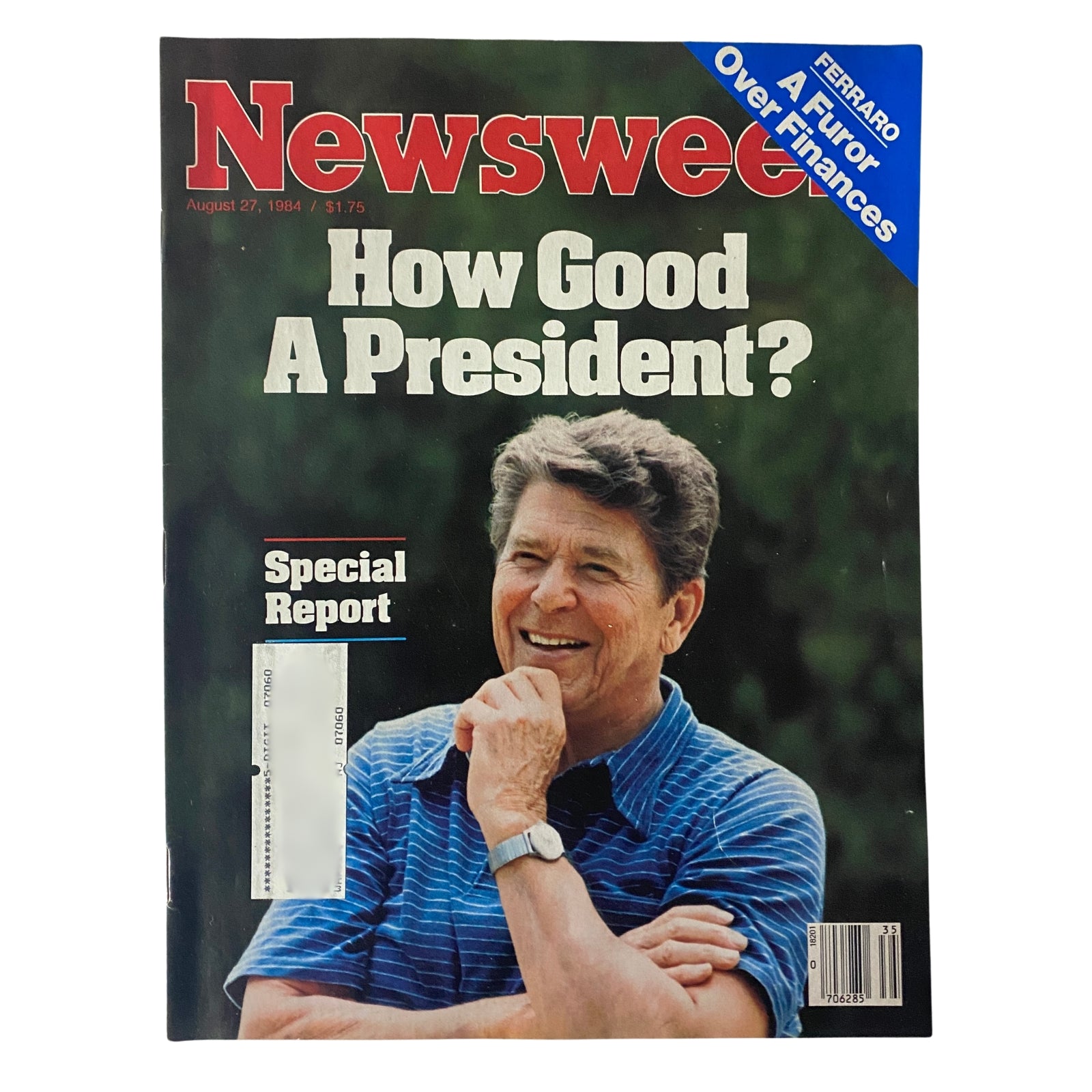 Newsweek Magazine August 27 1984 Ronald Reagan Cover VG