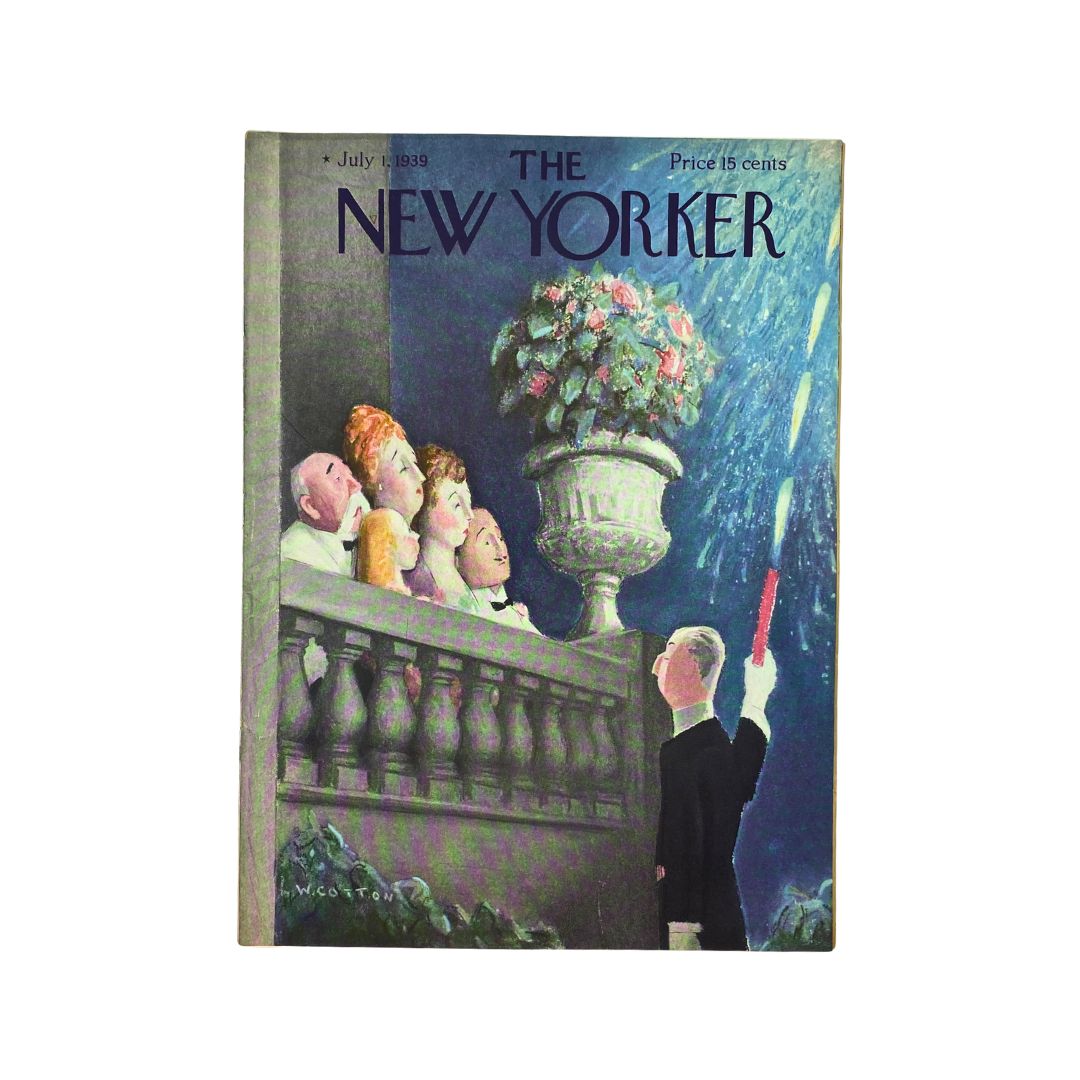 The New Yorker Complete Magazine July 1, 1939 William Cotton Cover VG