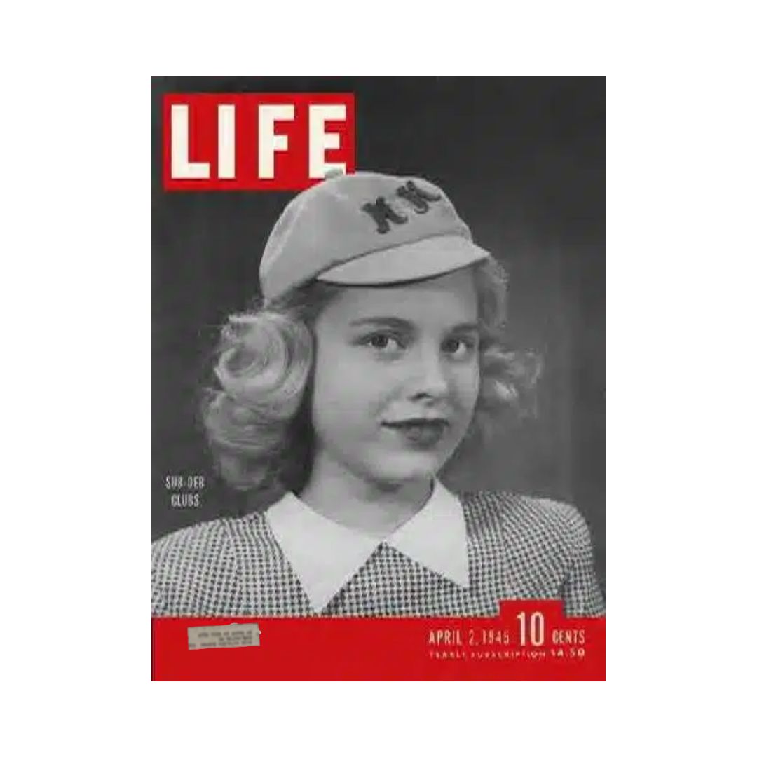 VTG Life Magazine April 2, 1945 Sub-Deb Clubs Joan Geisendorff