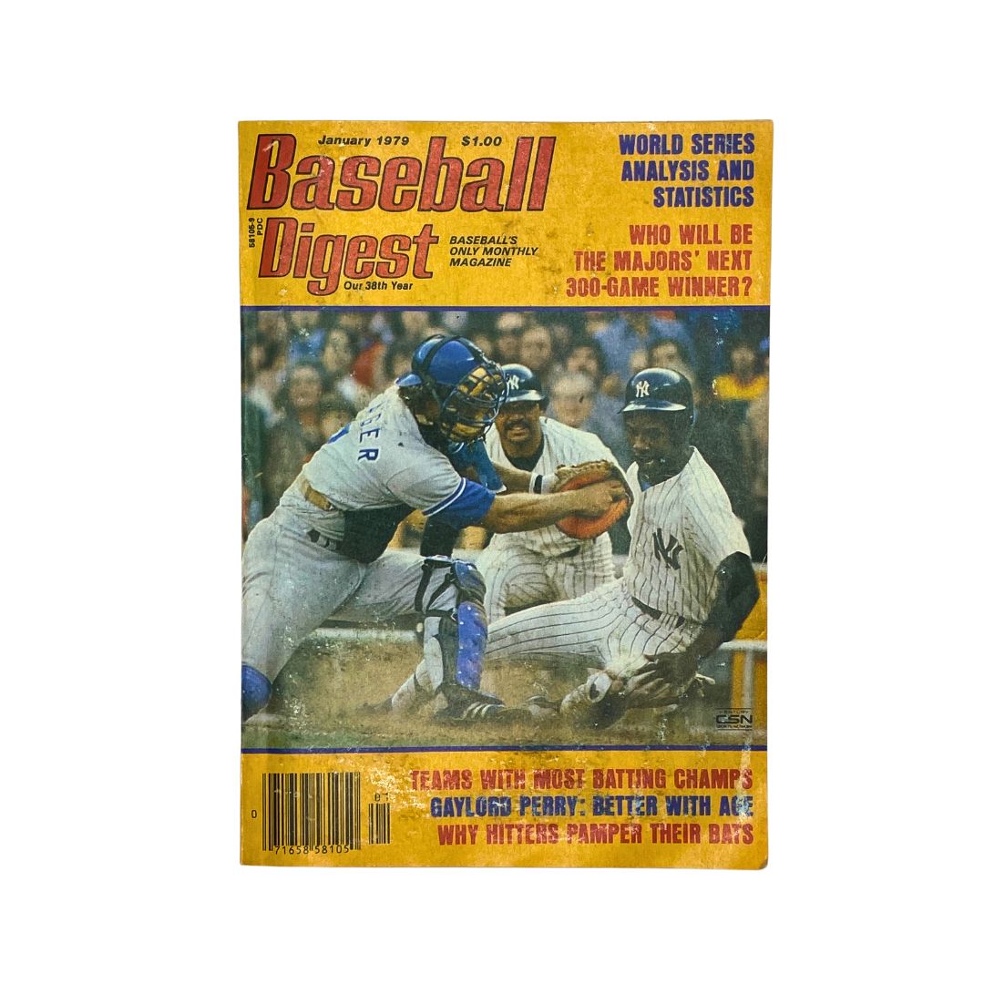 VTG Baseball Digest Magazine January 1979 Graig Nettles, Reggie Jackson No Label