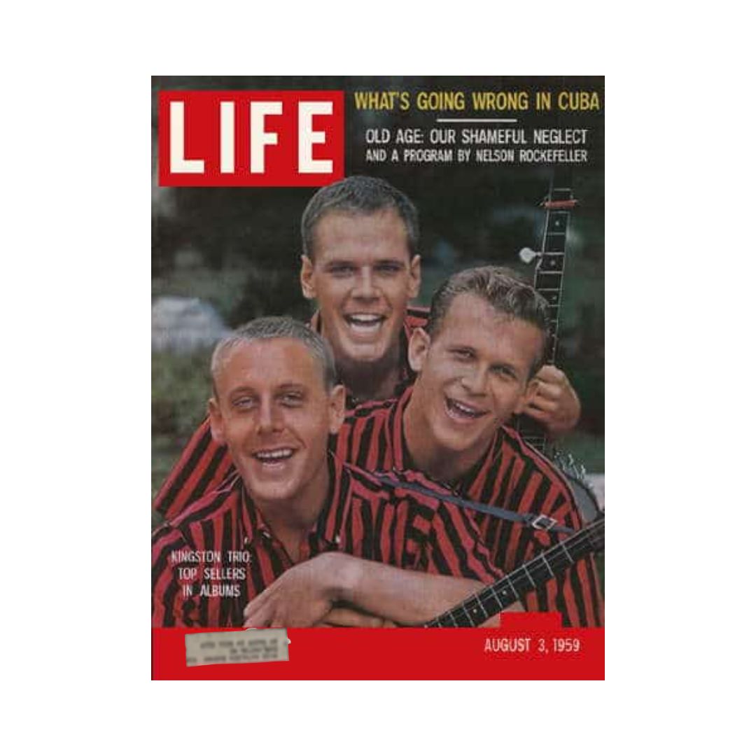 VTG Life Magazine August 3, 1959 Kingston Trio