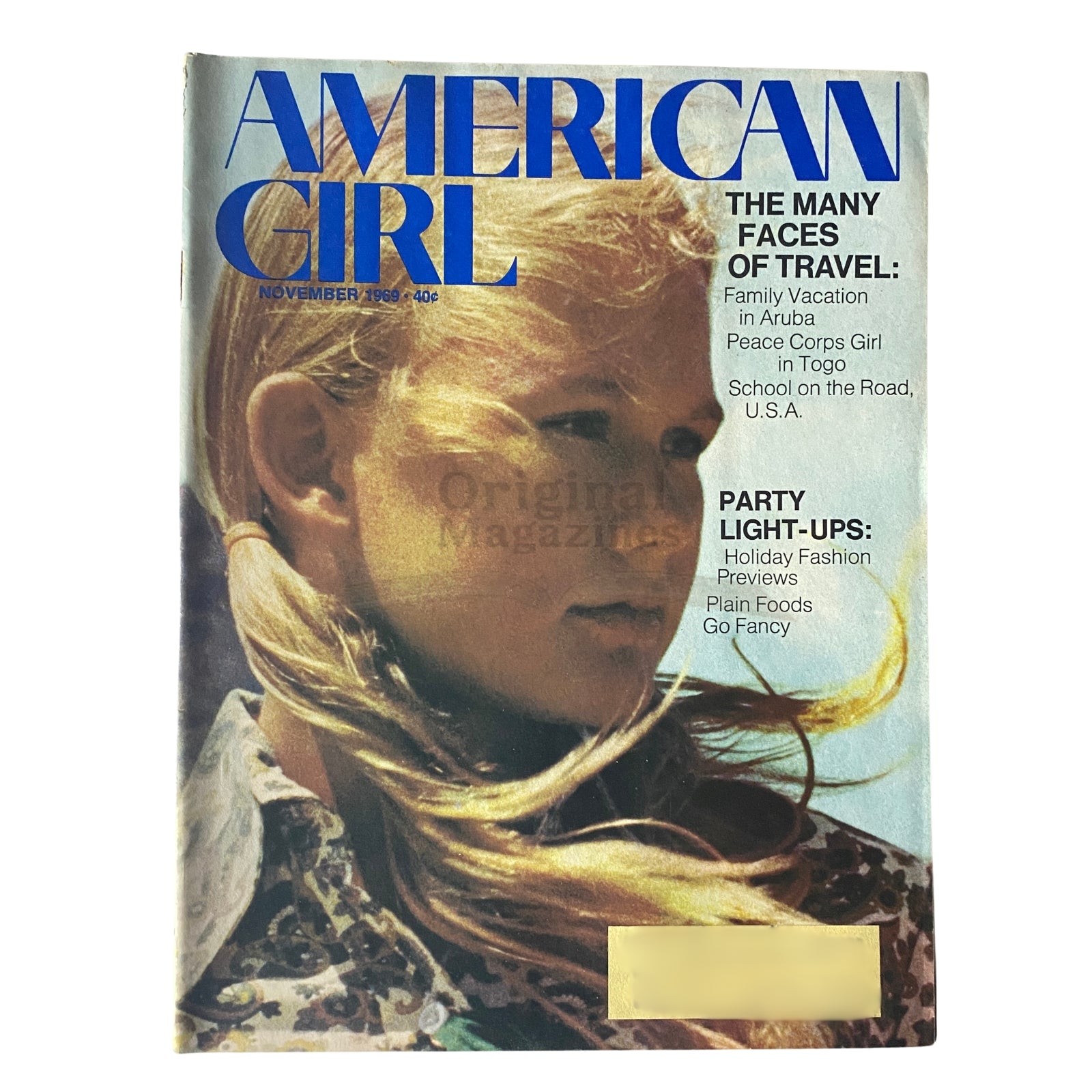 American Girl Magazine November 1969 The Many Faces of Travel VG