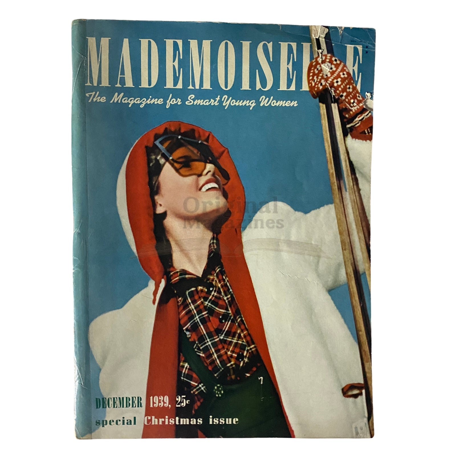 Mademoiselle Magazine December 1939 Special Christmas Issue No Label