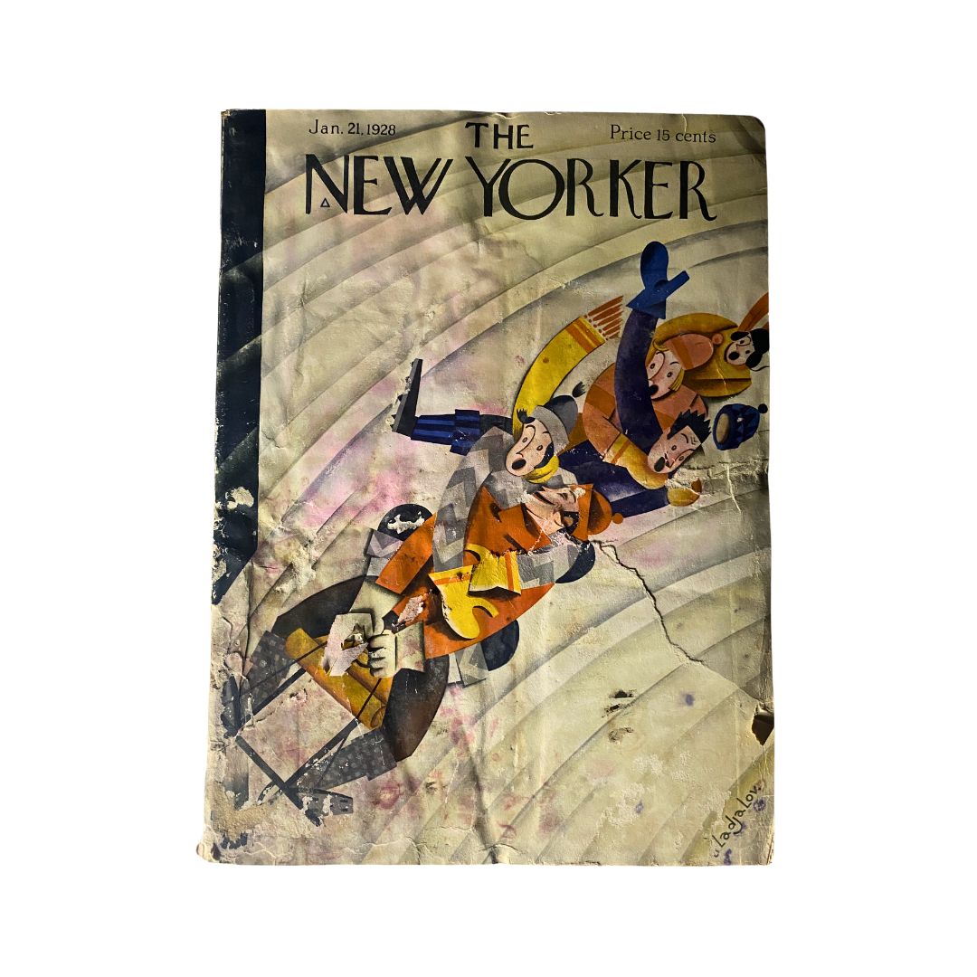 The New Yorker Complete Magazine January 21, 1928 Constantin Alajalov Cover