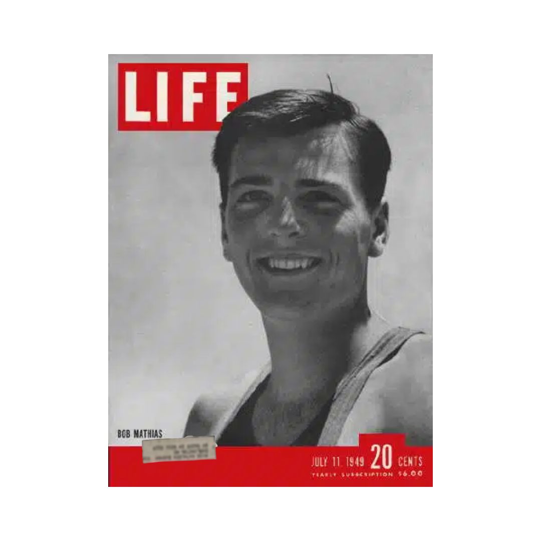 VTG Life Magazine July 11, 1949 Olympian Bob Mathias