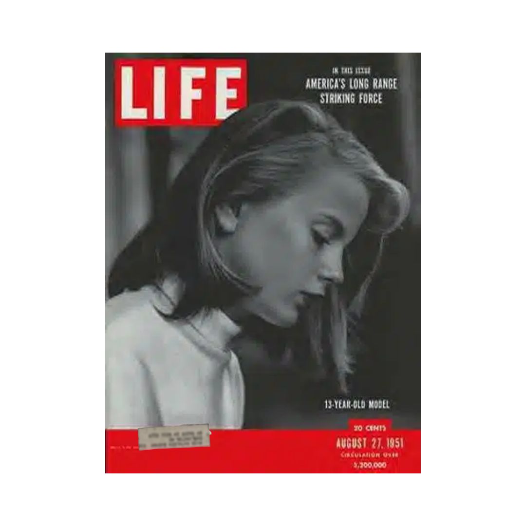 VTG Life Magazine August 27, 1951 13-year-old Model