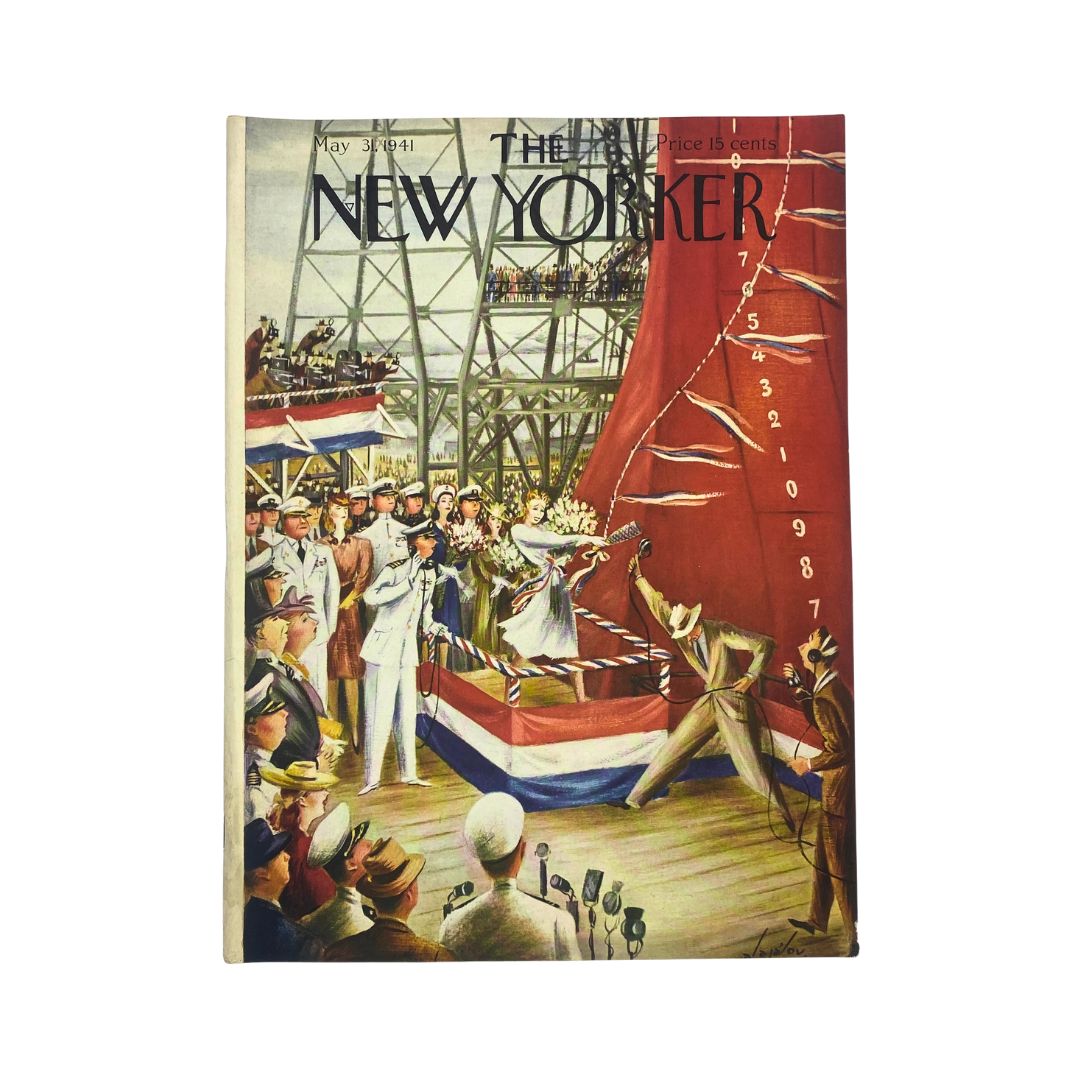 The New Yorker Complete Magazine May 31, 1941 Constantin Alajalov Cover VG